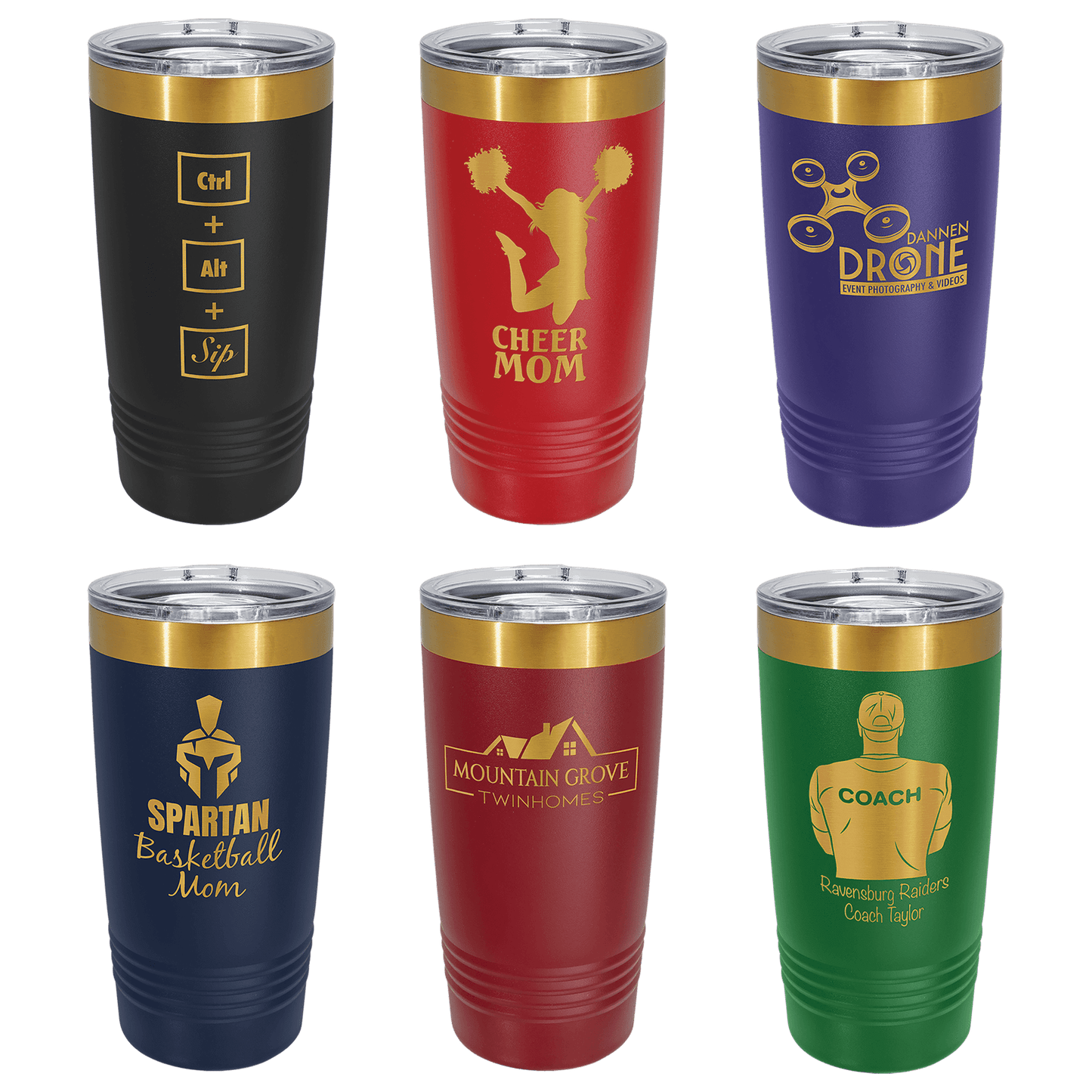 Ion-plated drinkware