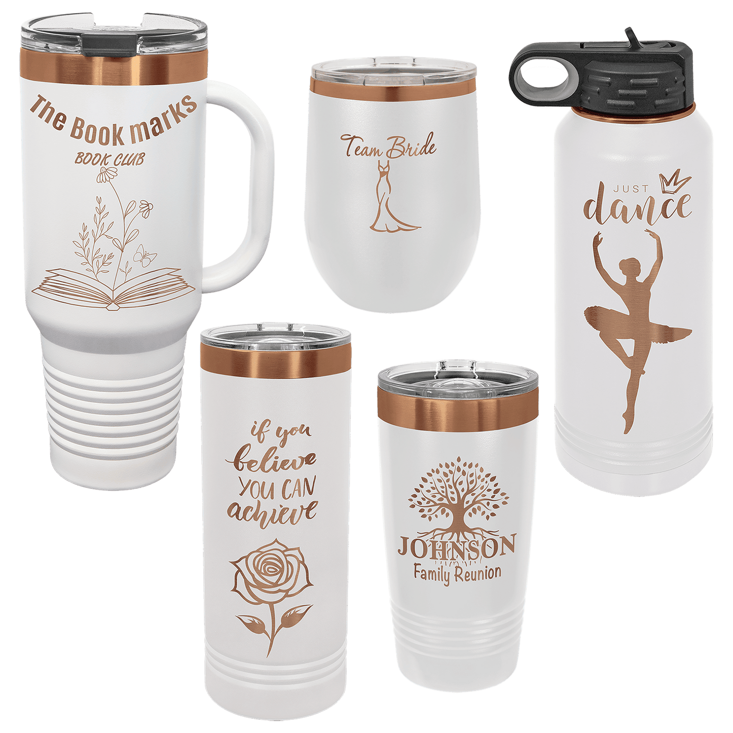 Ion-plated drinkware