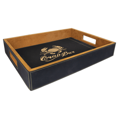 Leatherette Serving Tray