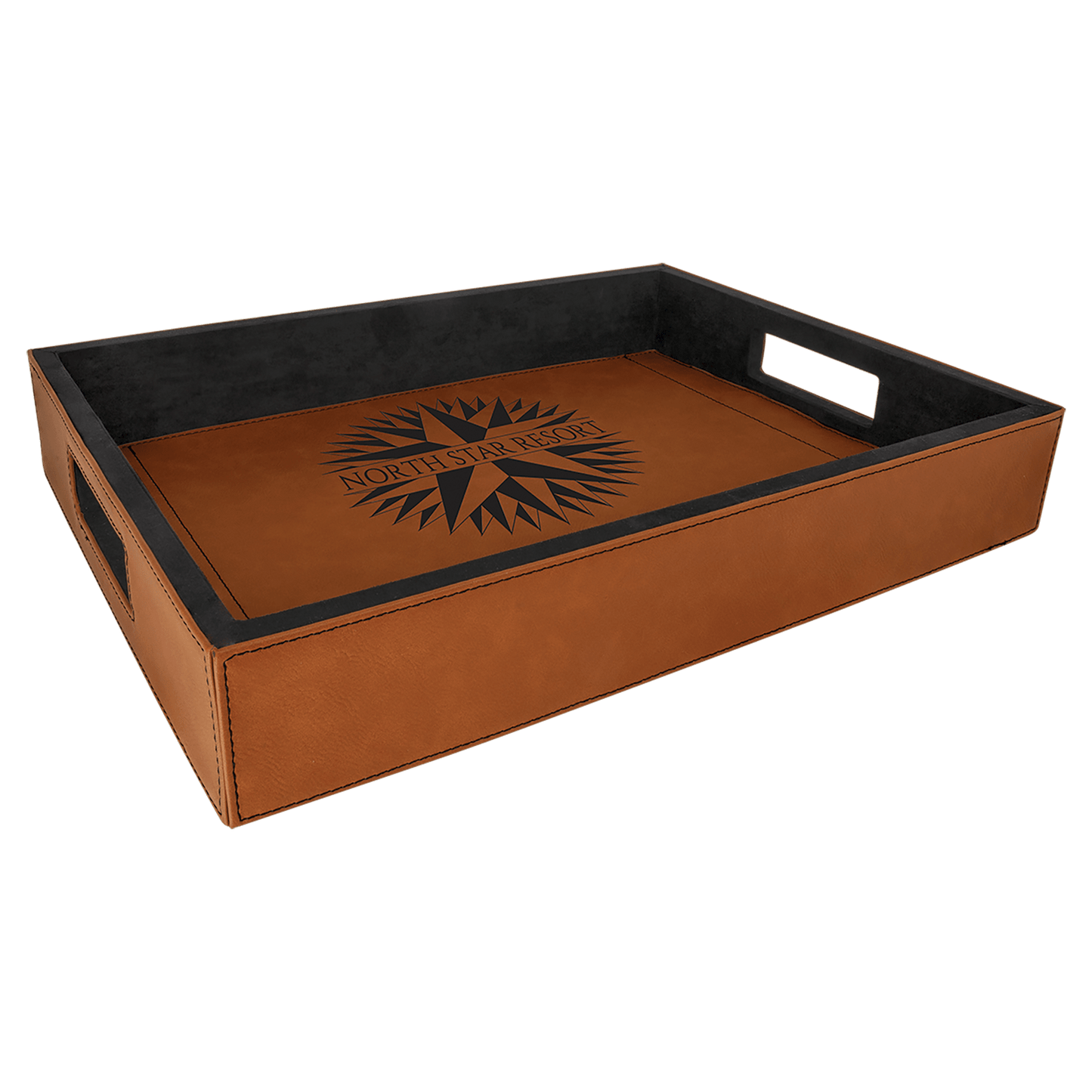 Leatherette Serving Tray