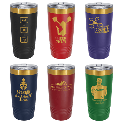 Ion-plated drinkware