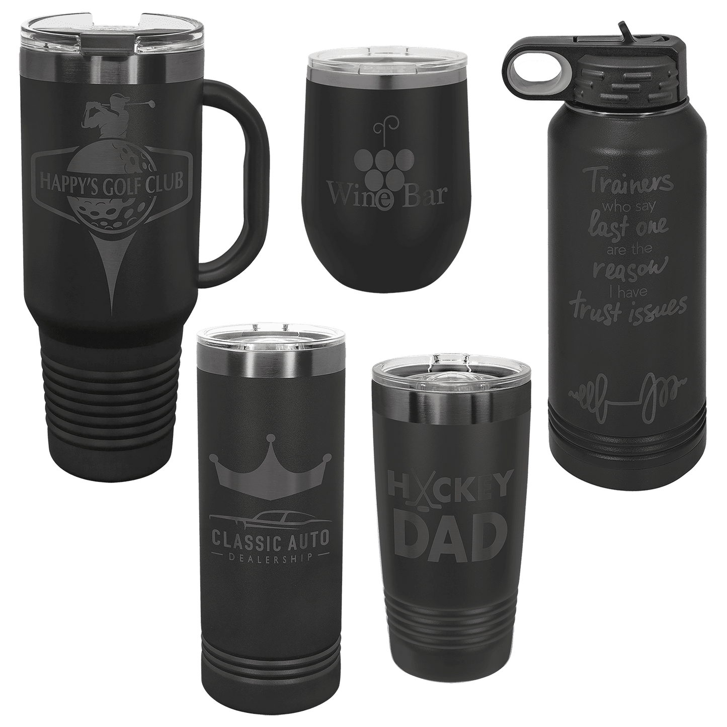 Ion-plated drinkware