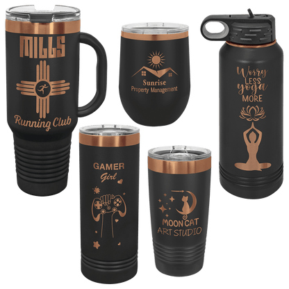 Ion-plated drinkware