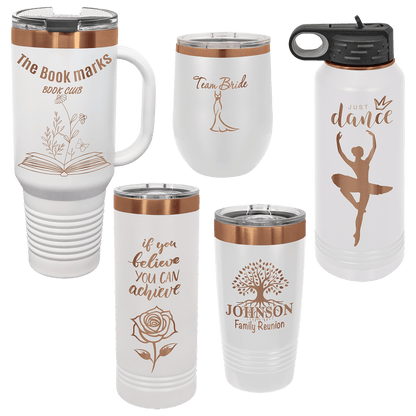 Ion-plated drinkware
