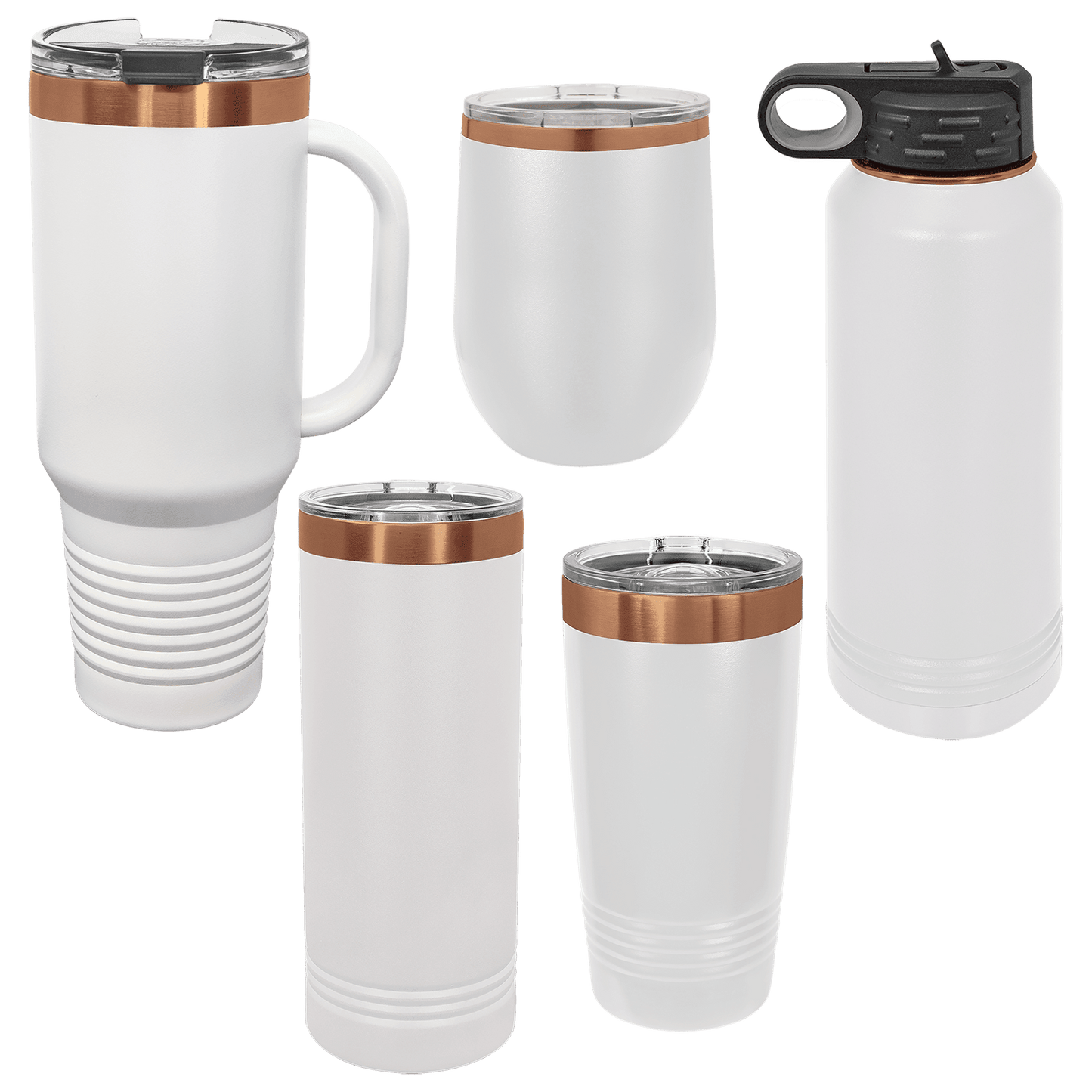 Ion-plated drinkware
